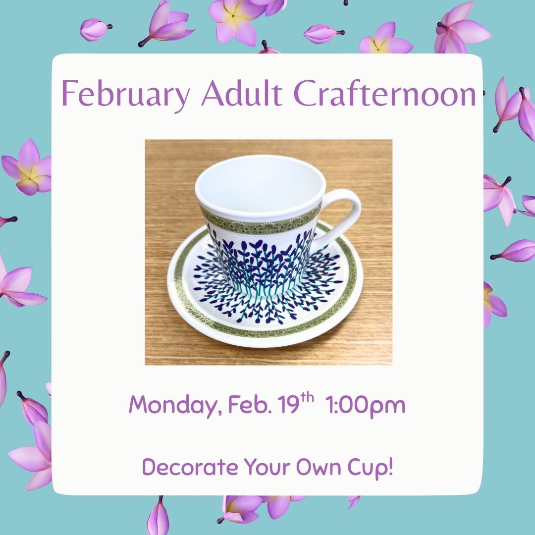 Adult Crafternoon - Cup Painting