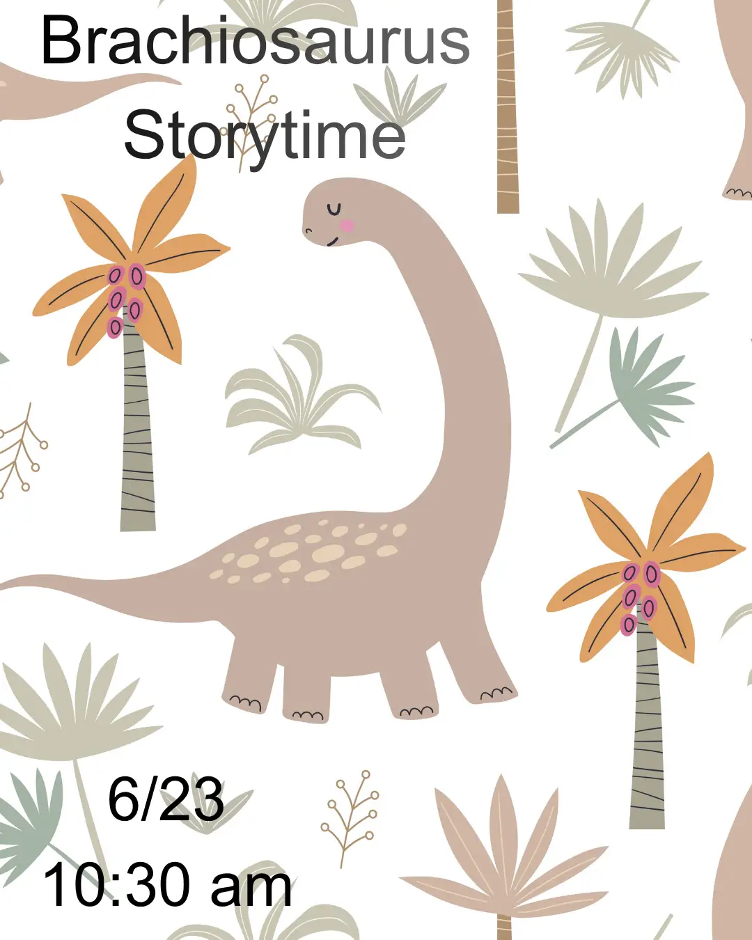 Brachiosaurus Story